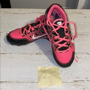 NIKE Little girls Hyperdiamond CLEATS Size 13